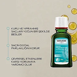 Weleda Rosemary Conditioning Hair Oil Organik Biberiye Özlü Besleyici Saç Bakım Yağı 50ml - Weleda (1)