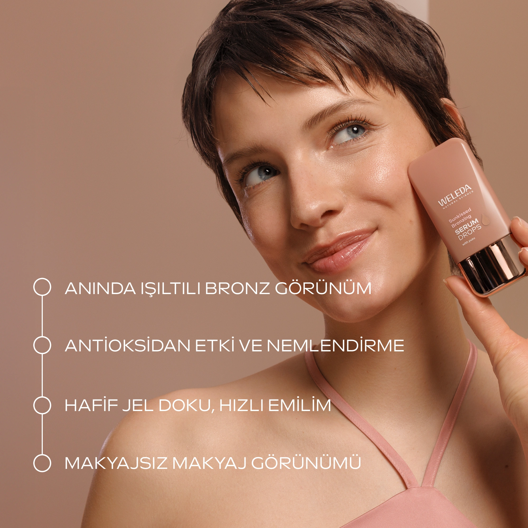 Weleda Sunkissed Bronzing Organik Serum Drops Bronzlaştırıcı ve Nemlendirici Serum 30ml - Weleda (1)