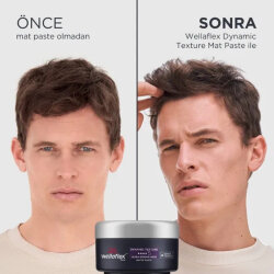 Wellaflex Men Dynamic Texture Saç Şekillendirici Wax 75 ml - 3