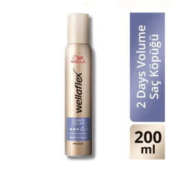 Wellaflex Saç Köpüğü 2 Günlük Hacim Ekstra Güçlü Tutuş 200 ml - Wella