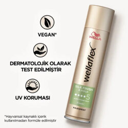 Wellaflex Silk Finish and Hold Ultra Strong Hold Saç Spreyi 400ml - 5