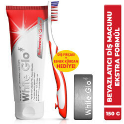 White Glo Extra Beyazlatıcı Diş Macunu 150gr Fırça Hediyeli 