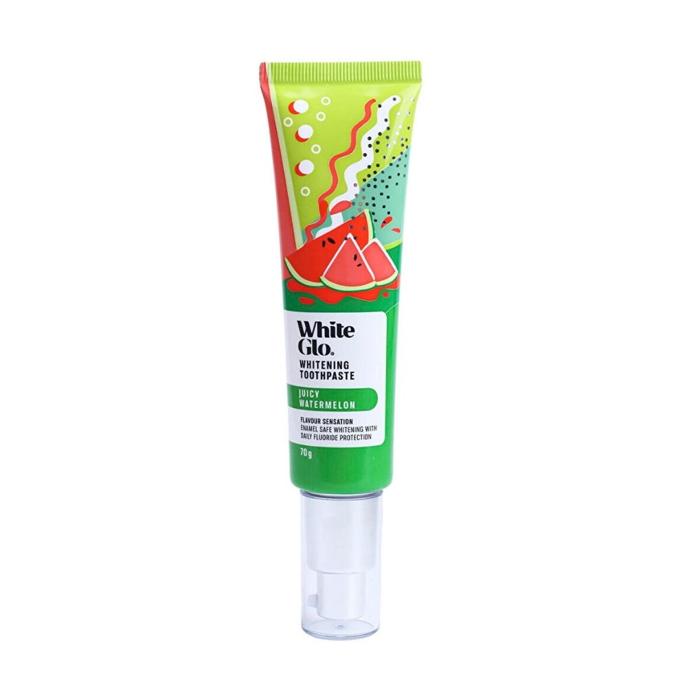 White Glo Karpuz Aromalı Glutensiz Vegan Beyazlatıcı Diş Macunu 70 g - White Glo (1)