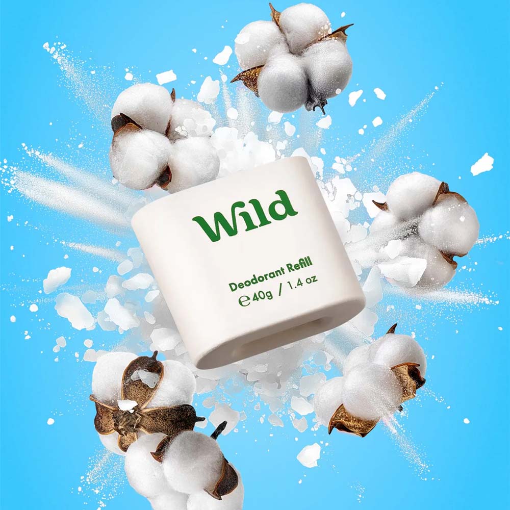 Wild Refill Yedek Stick Deodorant İçi %98 Doğal Formül - Fresh Cotton & Sea Salt 40 gr - 3