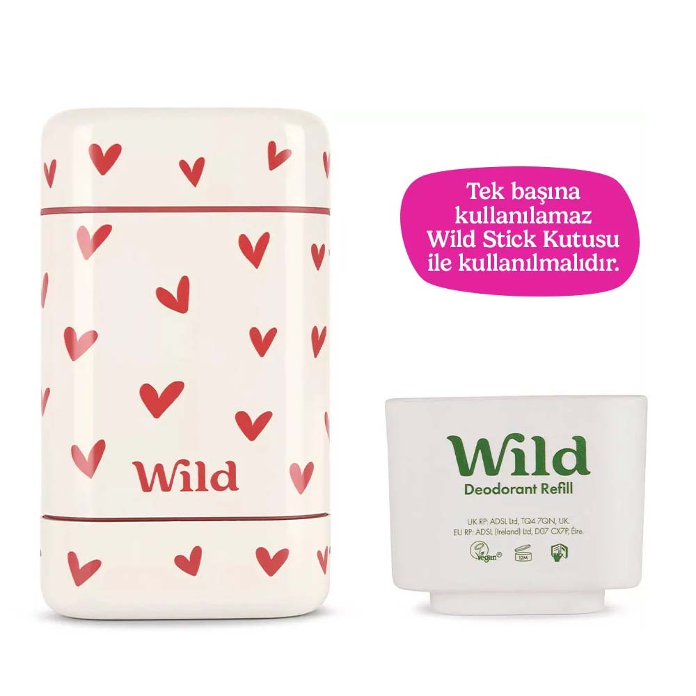 Wild Refill Yedek Stick Deodorant İçi %98 Doğal Formül - Pink Grapefruit & Lime 40 gr - Wild (1)