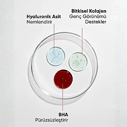 Wiwify Gözenek Sıkılaştırıcı Akne Karşıtı Botanikal AHA BHA Kolajen Peeling Serum 30ml - Wiwify (1)