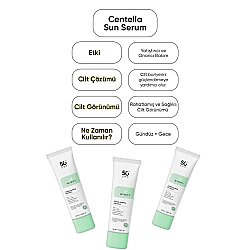 Wiwify Yatıştırıcı, Onarıcı, Yüksek Korumalı, Centella Soothing Güneş Serumu SPF50+ Pa 50++++ 50ml - 6