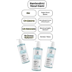 WIWIFY Yoğun Nemlendirici & Onarıcı Vücut Kremi 500ml - 5