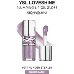 Yves Saint Laurent Loveshine Plumping Lip Oil Dolgunlaştırıcı Gloss 01-Thunder Stealer - 2