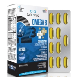 Zade Vital Omega 3 Balık Yağları 45 Yumuşak Kapsül