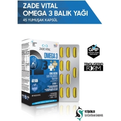 Zade Vital Omega 3 Balık Yağları 45 Yumuşak Kapsül - 2