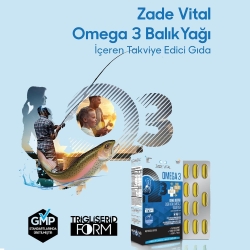 Zade Vital Omega 3 Balık Yağları 45 Yumuşak Kapsül - 3