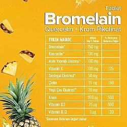 Zühre Ana Bromelain 1250 Mg 60 Tablet - Zühre Ana (1)