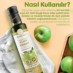 Zühre Ana Sandaloz Sakızlı Elma Sirkesi Doğal Fermantasyon 500 Ml - Zühre Ana (1)